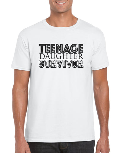 Cotton T Shirt Teenage Daughter Survivor