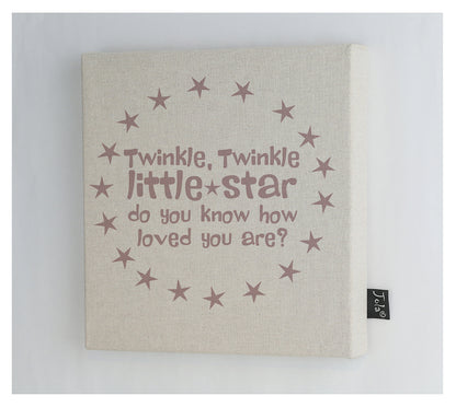 Twinkle Little star canvas frame