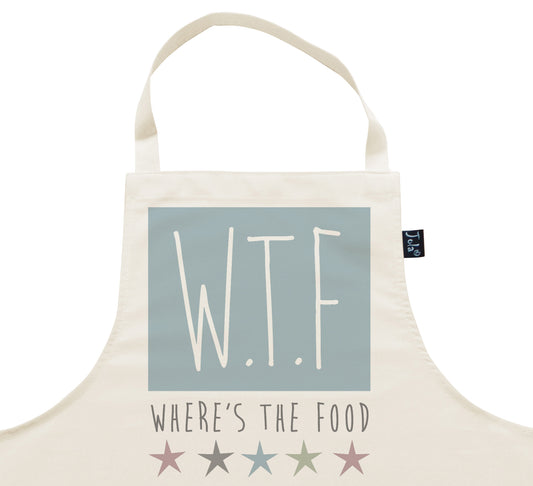 WTF Where's the food Apron
