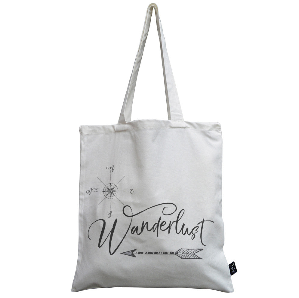 Wanderlust canvas bag