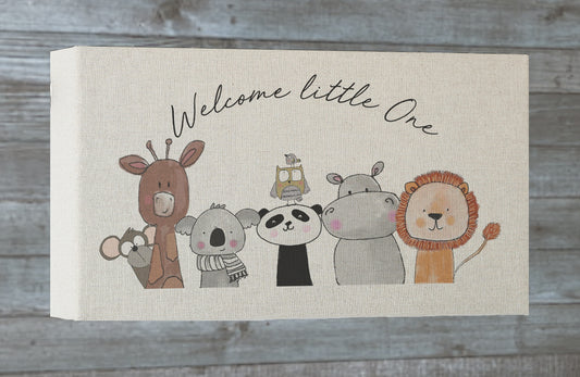 Welcome Animals Long canvas frame