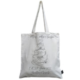 Personalised Wedding Cake canvas bag