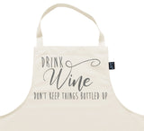 Wine bottle up Apron
