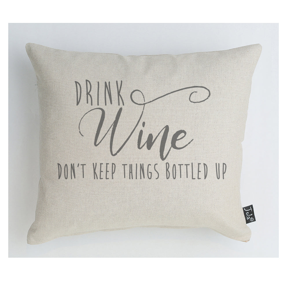 Wine Bottled up cushion
