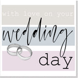 With Love on Your Wedding Day square card