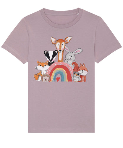 Woodland Animals Organic Cotton Toddler T Shirt