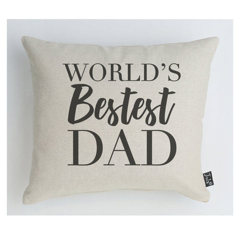 Worlds Bestest Dad Cushion