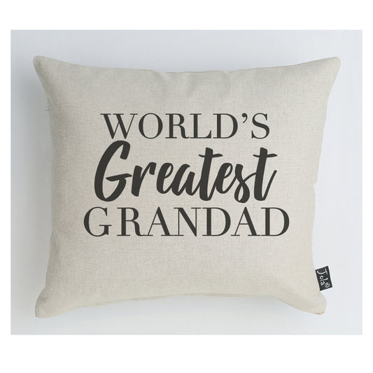 Worlds Greatest Grandad cushion