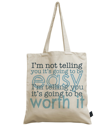 Worth It canvas bag