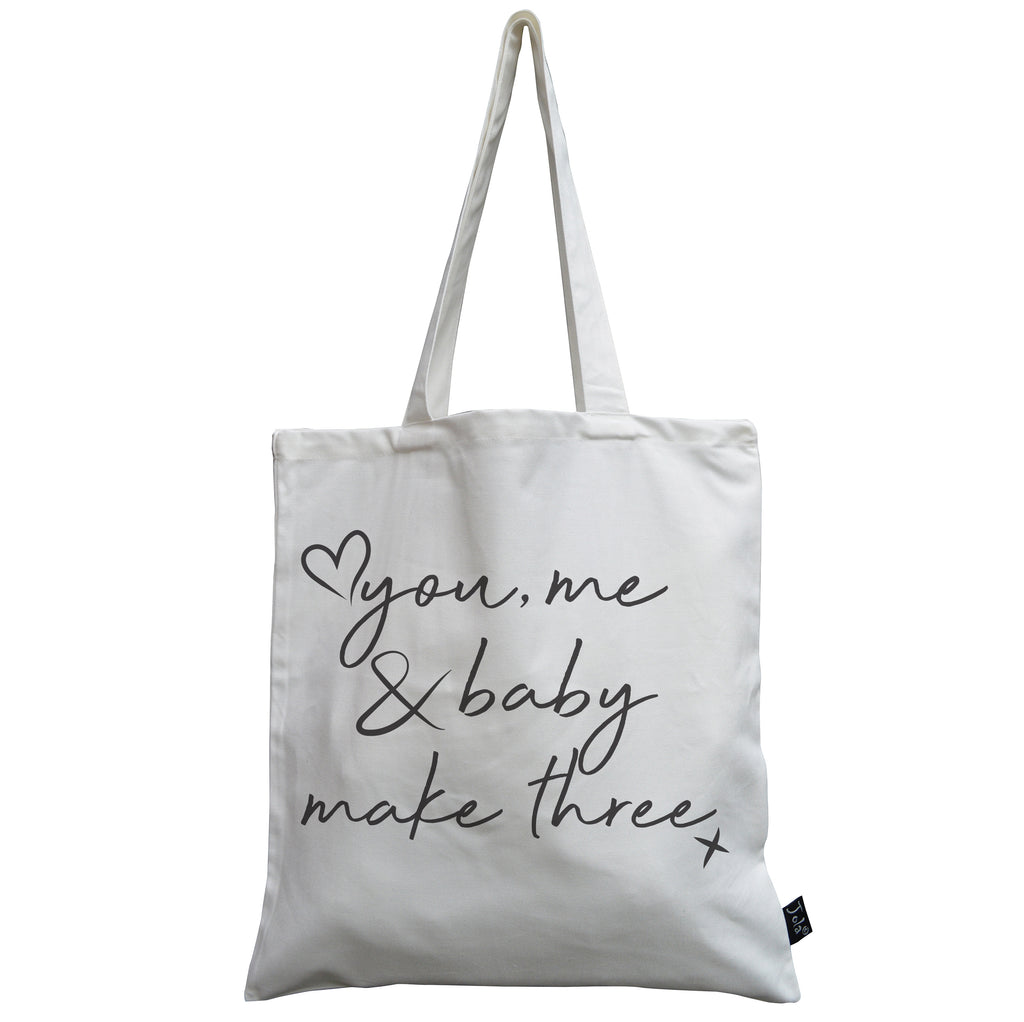 You Me & Baby canvas bag