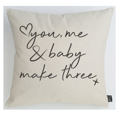 You Me & Baby Cushion