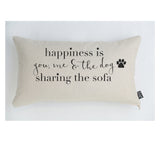 You, me & the dog cushion