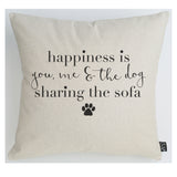 You, me & the dog cushion