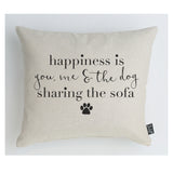 You, me & the dog cushion
