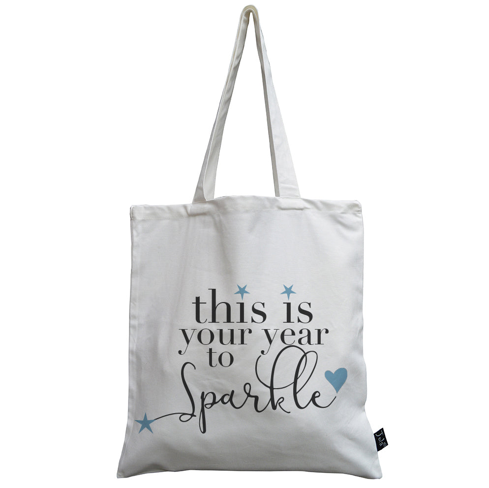 Your year to sparkle canvas bag - Main Image