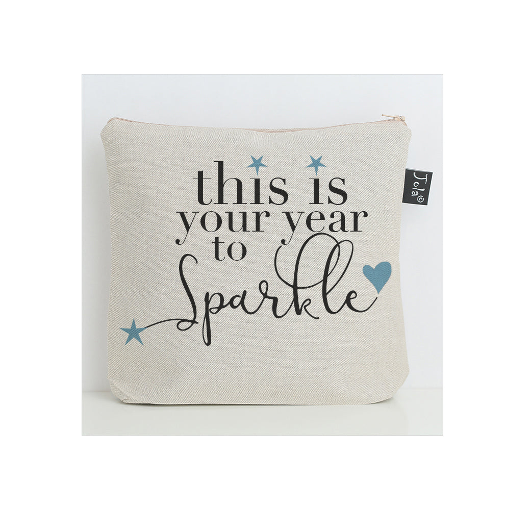 Your year to Sparkle Wash Bag
