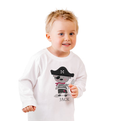 Cute Pirate 100% Cotton Toddler T Shirt