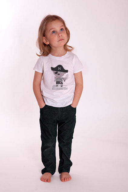 Cute Pirate 100% Cotton Toddler T Shirt