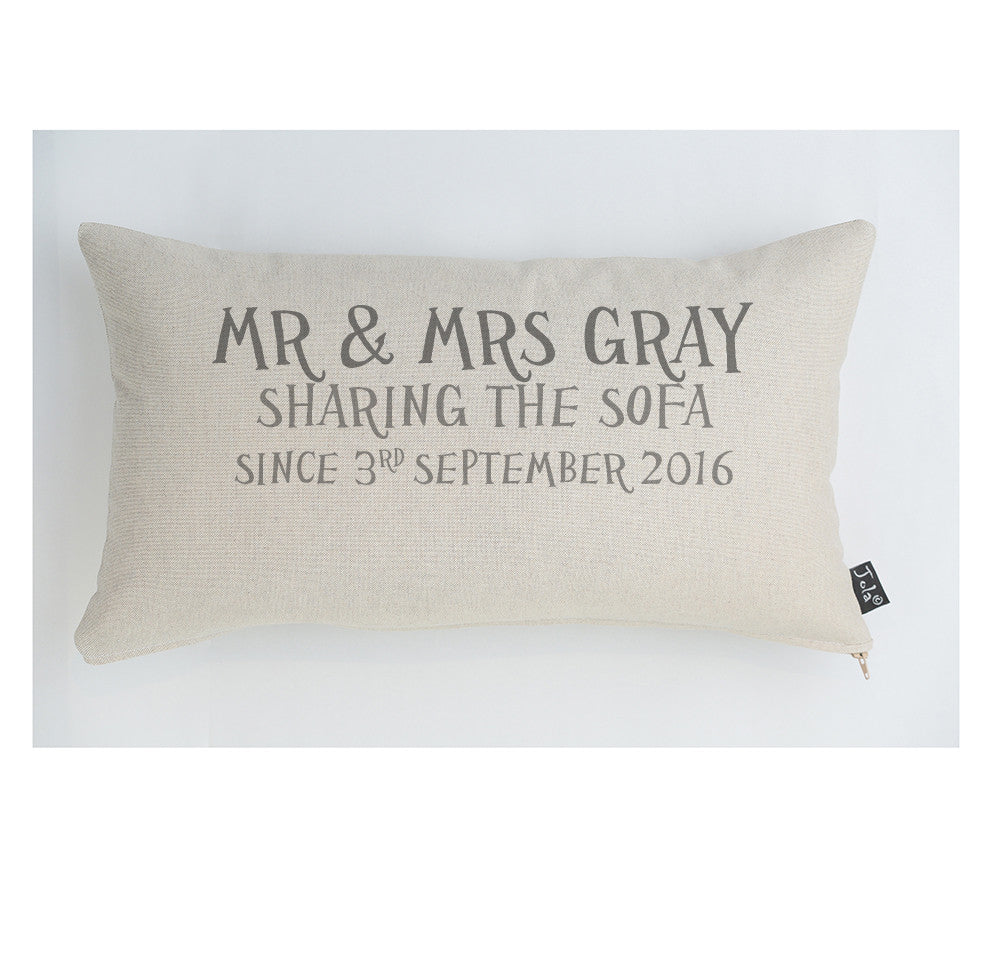 Personalised Sharing The Sofa cushion