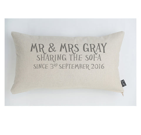 Personalised Sharing The Sofa cushion