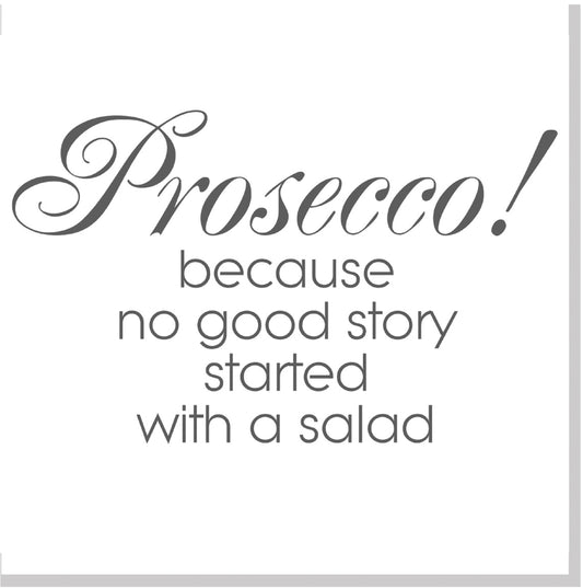 Prosecco salad square card
