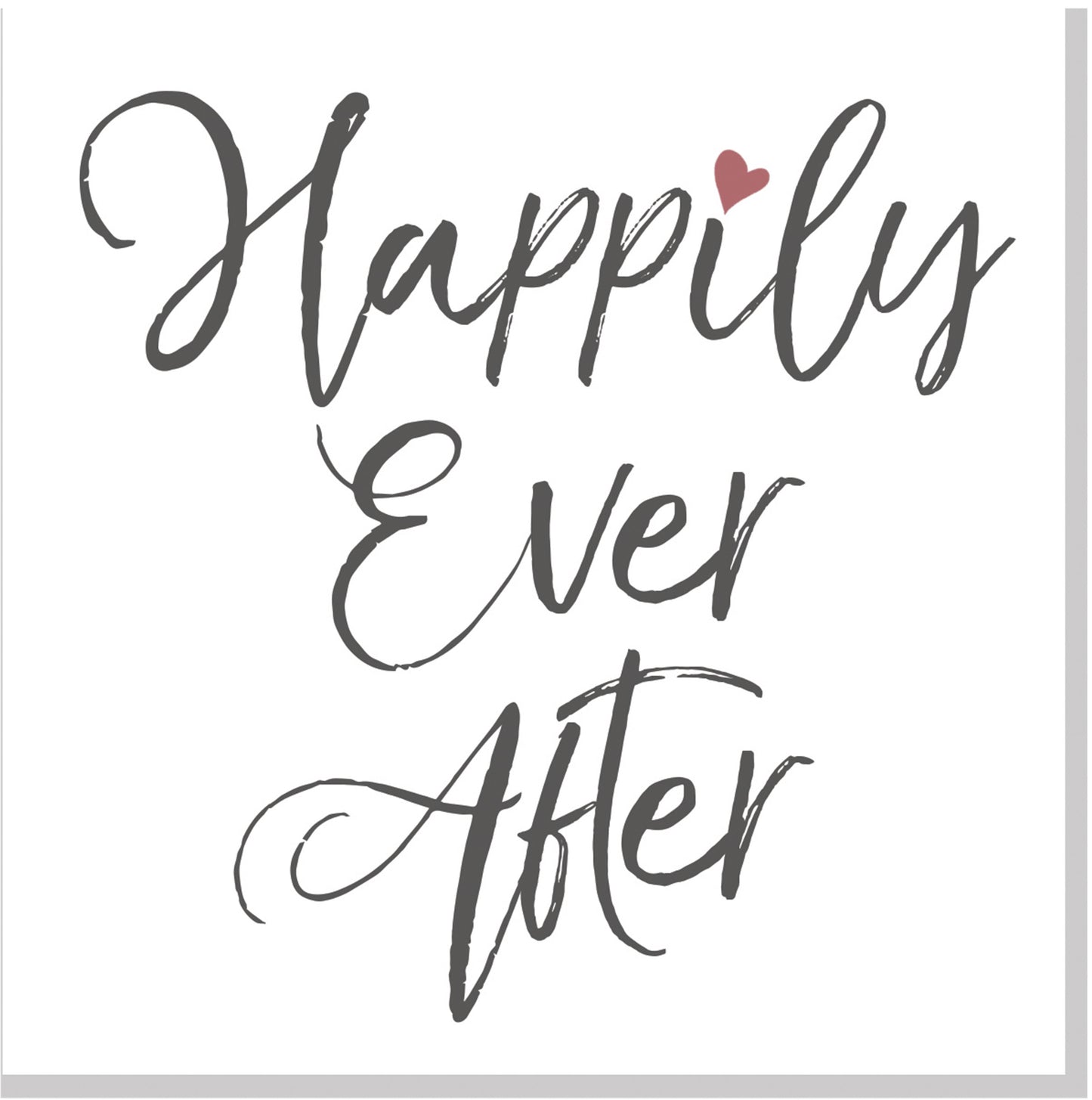 Wedding Happily Ever After square card