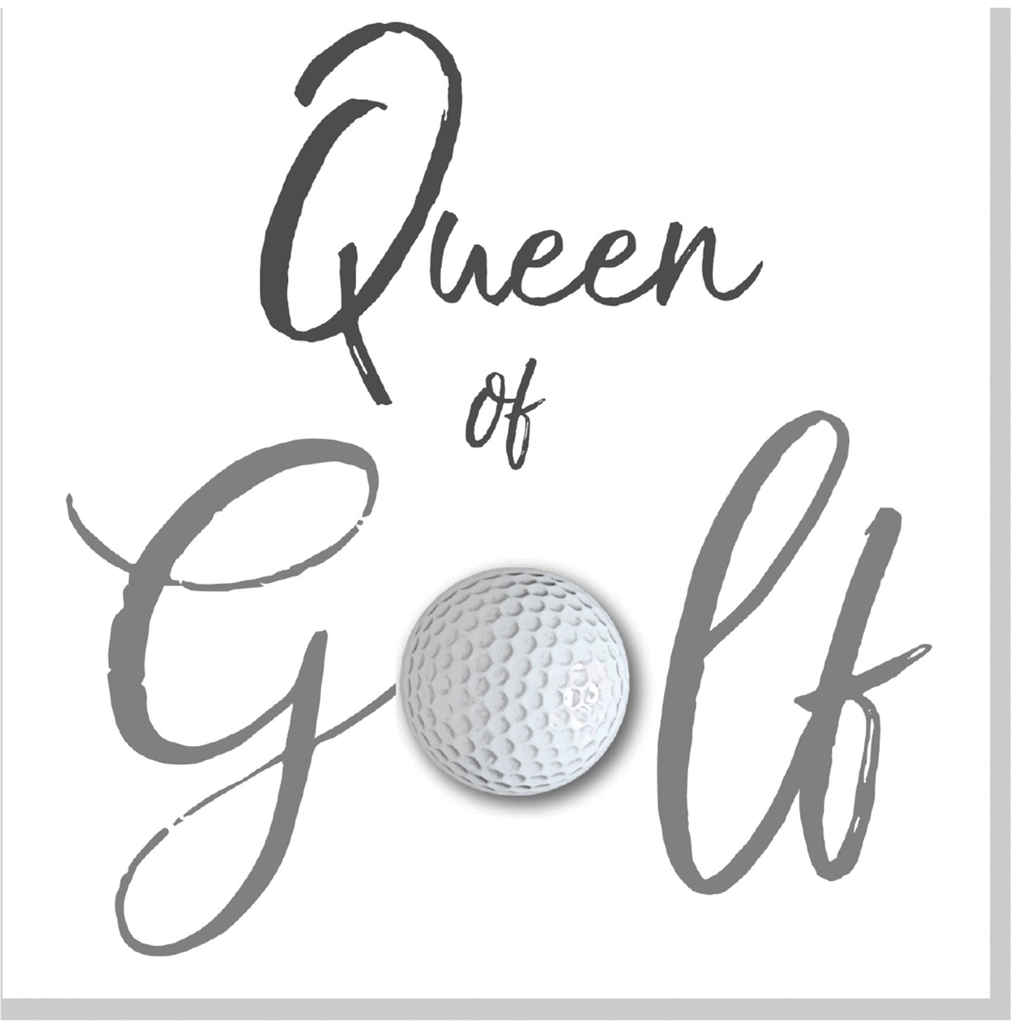 Queen of Golf square card