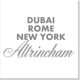 Personalised Sparkle City square card