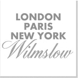 Personalised Sparkle City square card